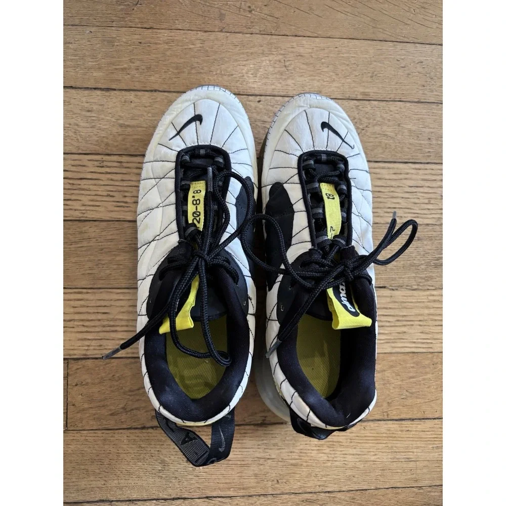 Nike Air MX 720-818 White Black Opti Yellow CI3871-100 Men's 7.5